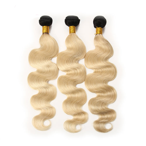 Body Wave Human Hair #1b613 Blonde Bundles (100grams)