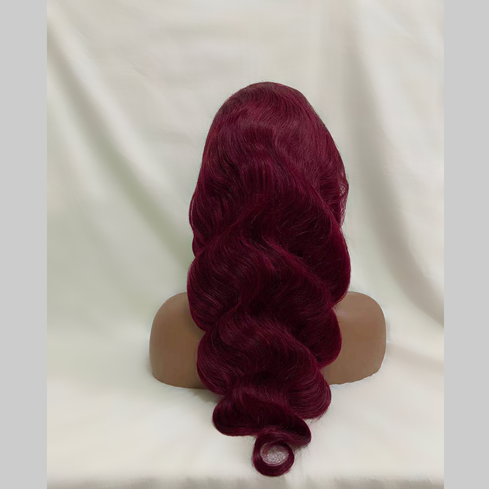 99J   13x4  Transparent Frontal Lace Wig Body Wave Color Wig