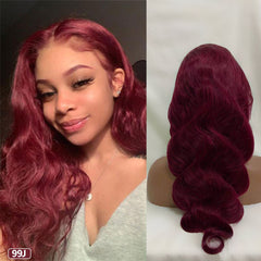 lace wig body wave 99J