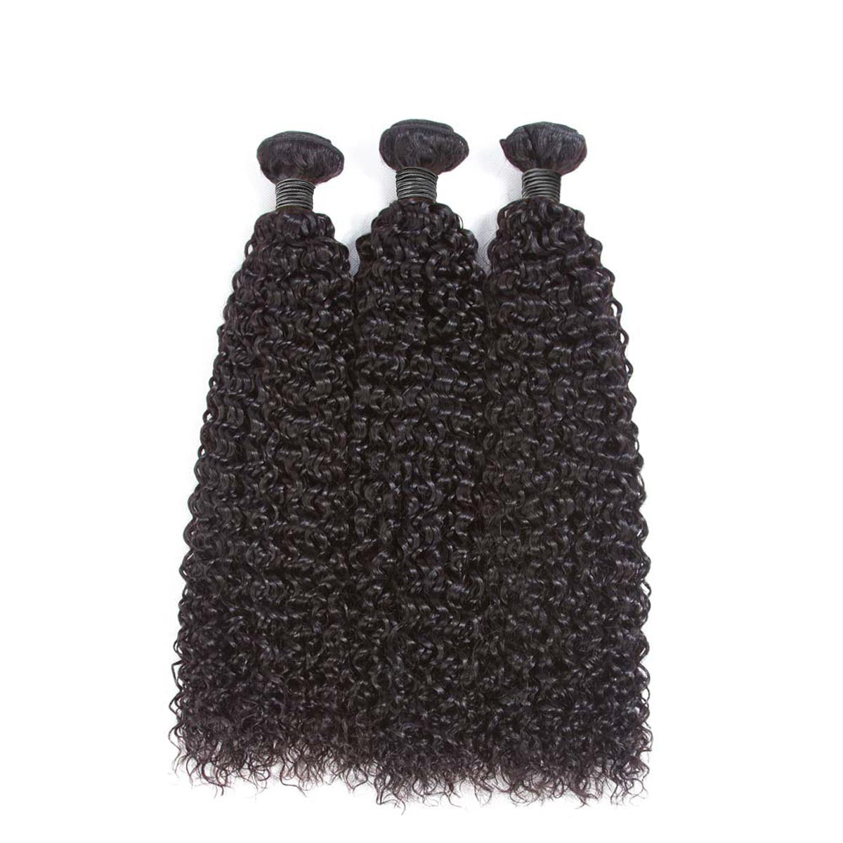 Kinky Curly Virgin Human Hair Natural Black Bundles (100 grams)