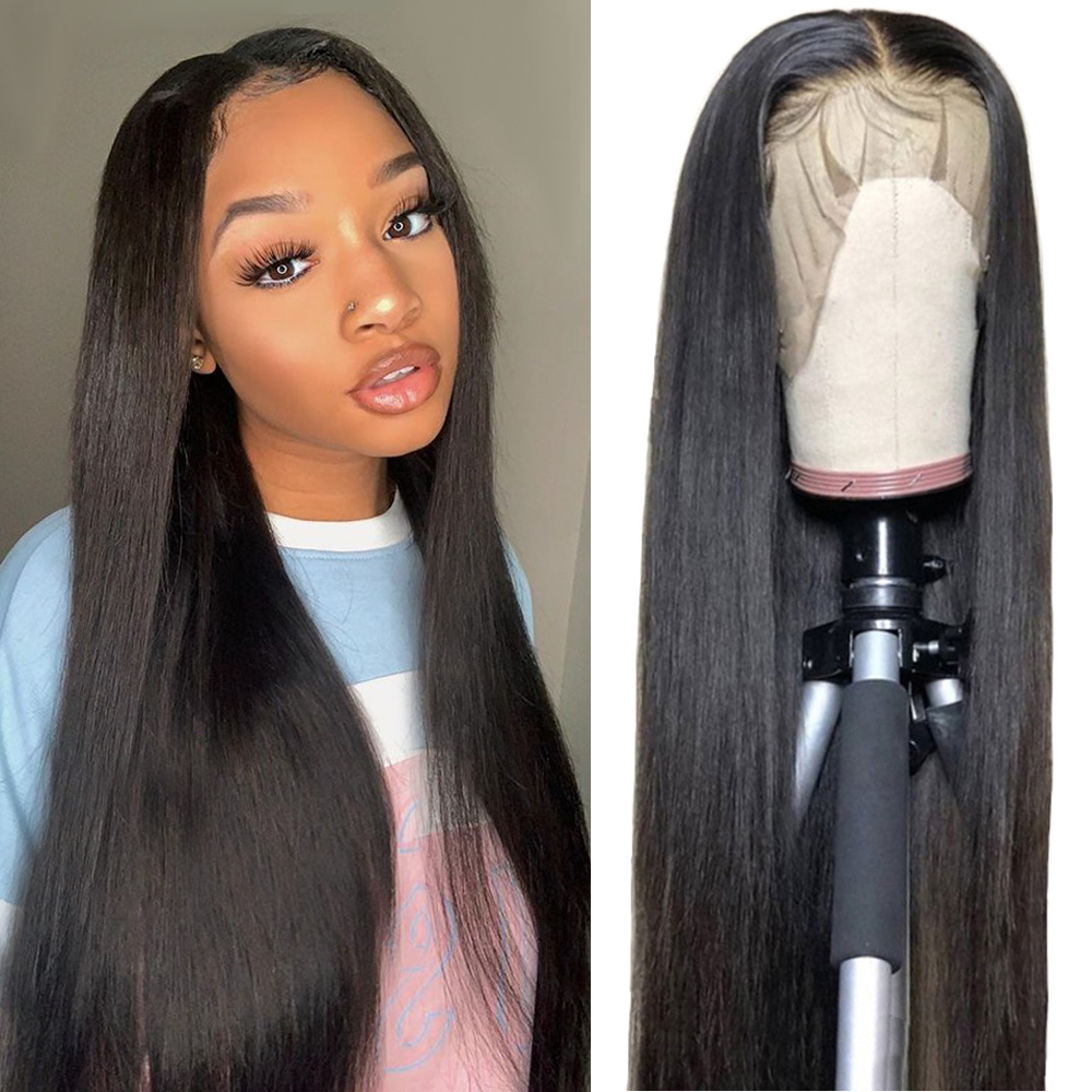 full frontal lace wig straight 1b