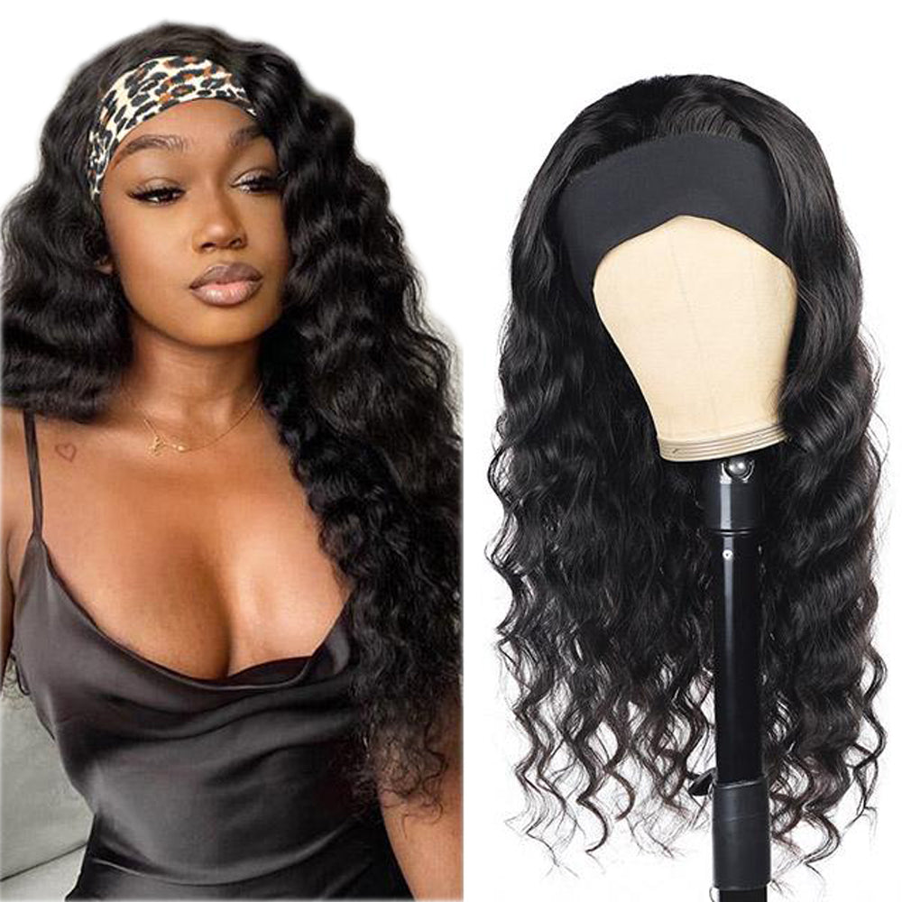 headband wig loose deep wave 1b