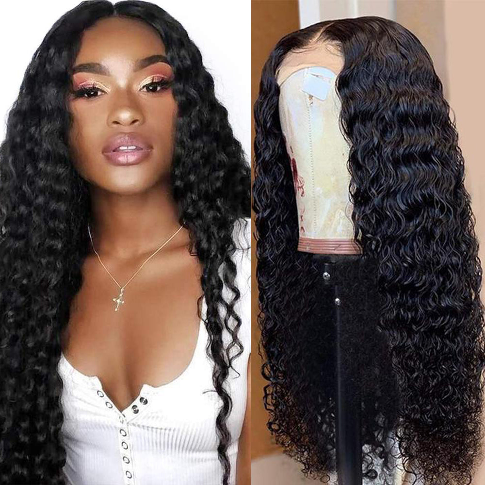 lace wig deep wave 1b